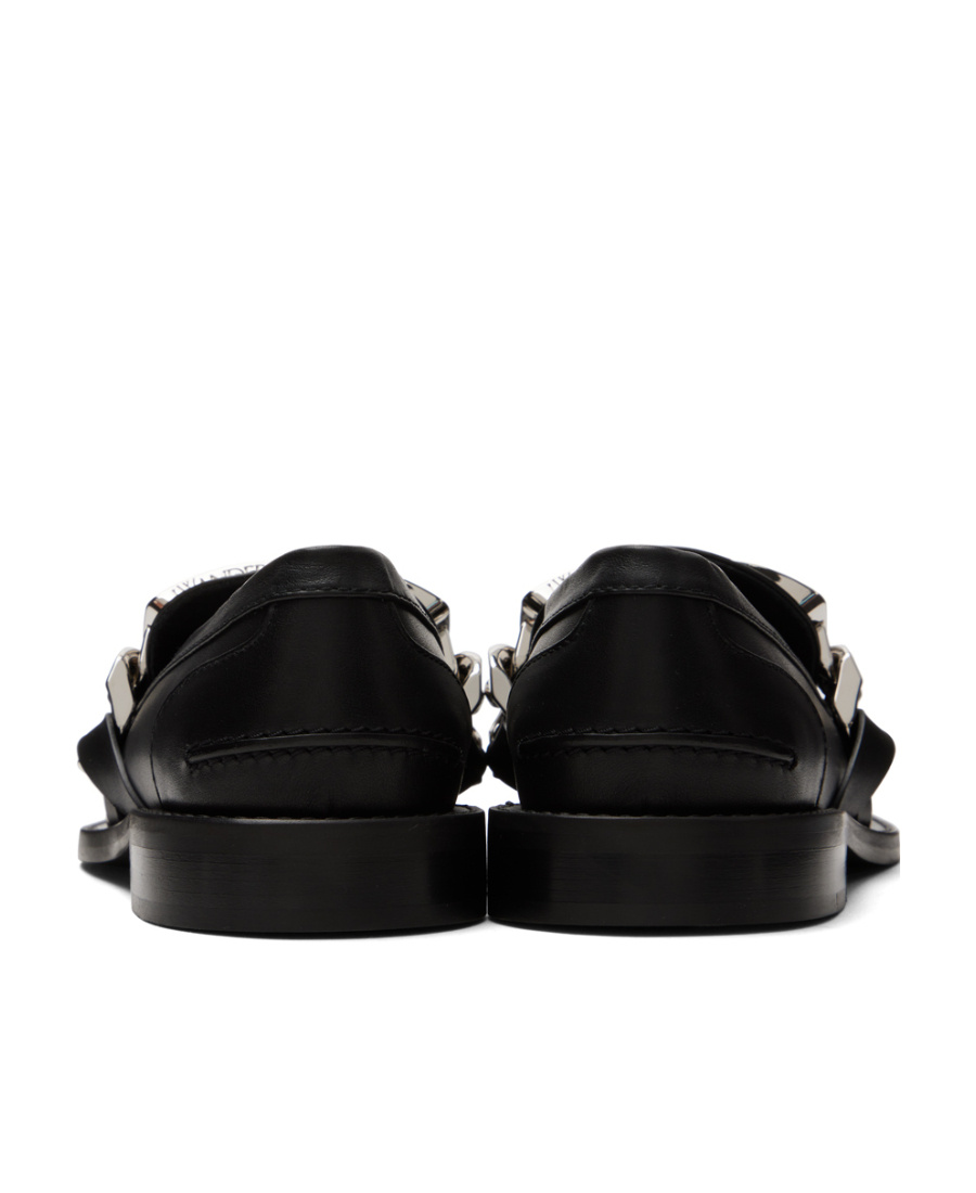 Jw Anderson Gourmet Logo Love Shoes In Black