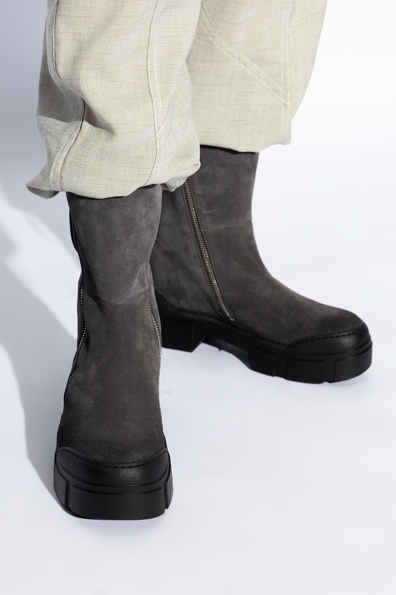 Shop Vic Matie Silverstone Suede Ankle Boots In Black