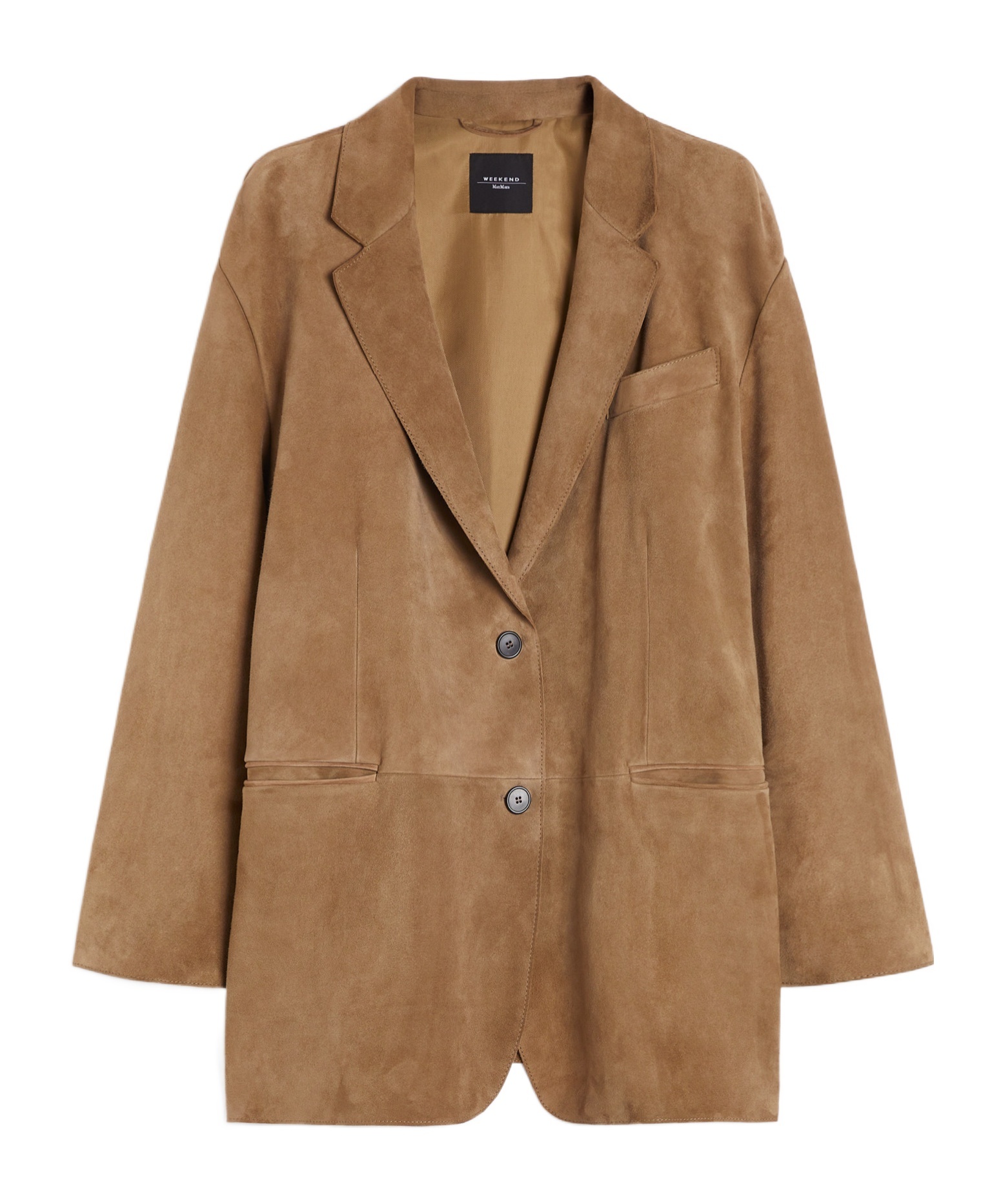 Weekend Max Mara Suede Single-breasted Blazer