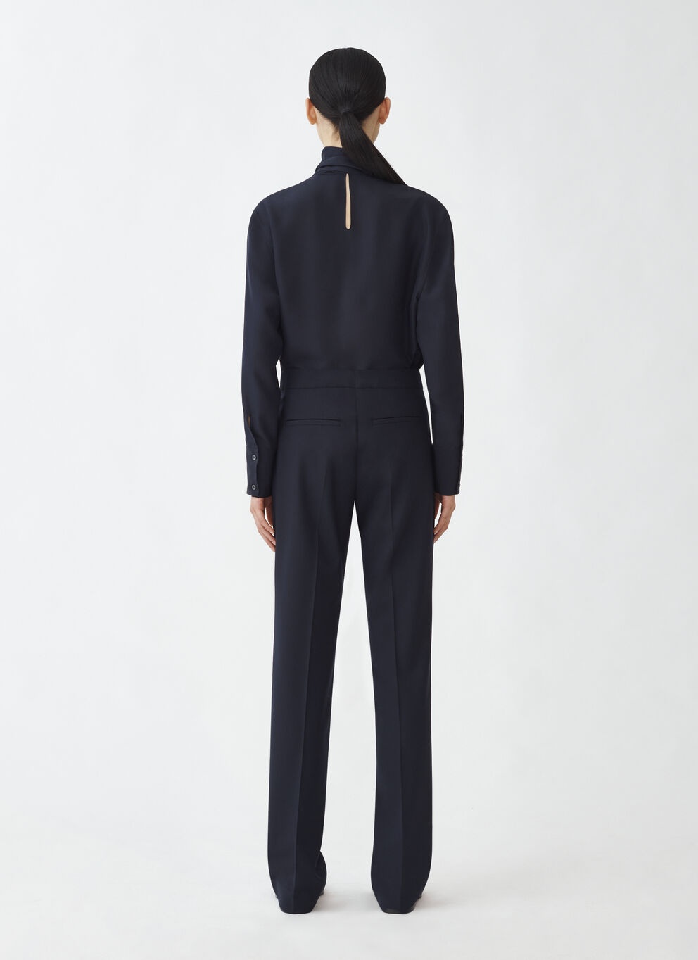 Fabiana Filippi Straight-leg Tailored Trousers In Black