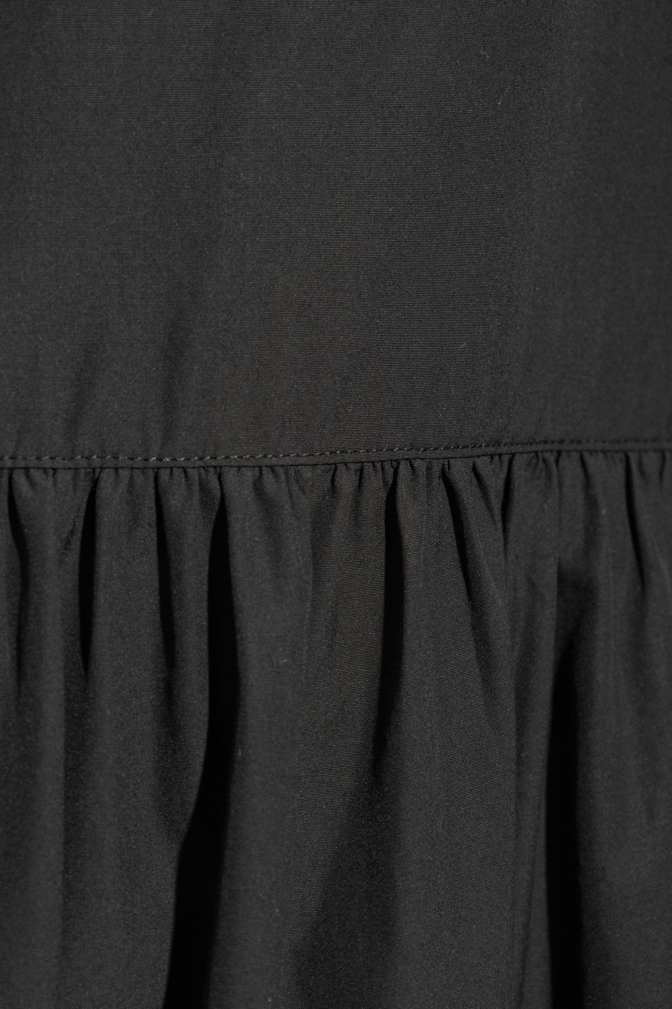 Rag & Bone Sage Tiered Cotton-poplin Maxi Dress In Black