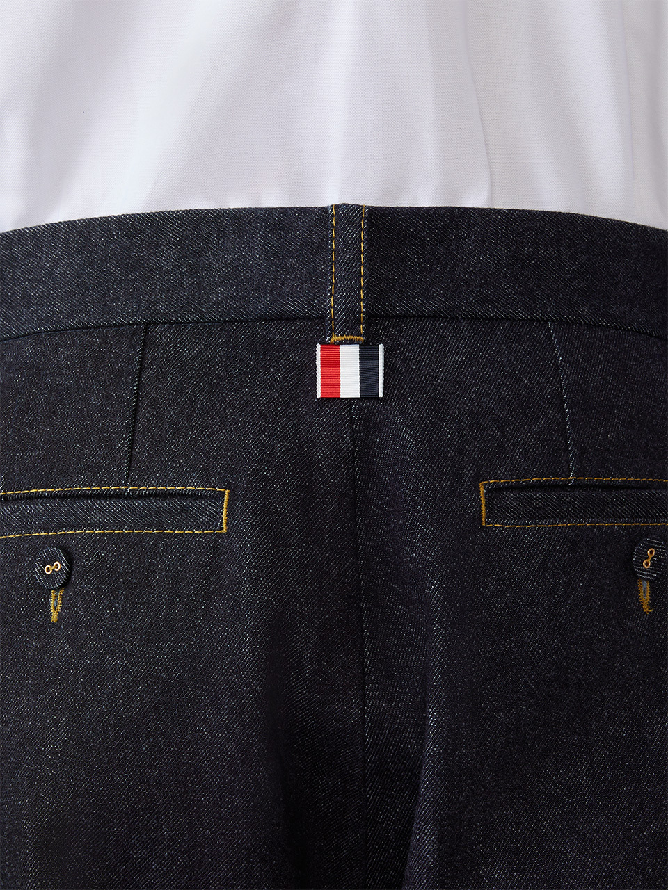 Thom Browne Snake-embroidery Straight-leg Jeans In Black