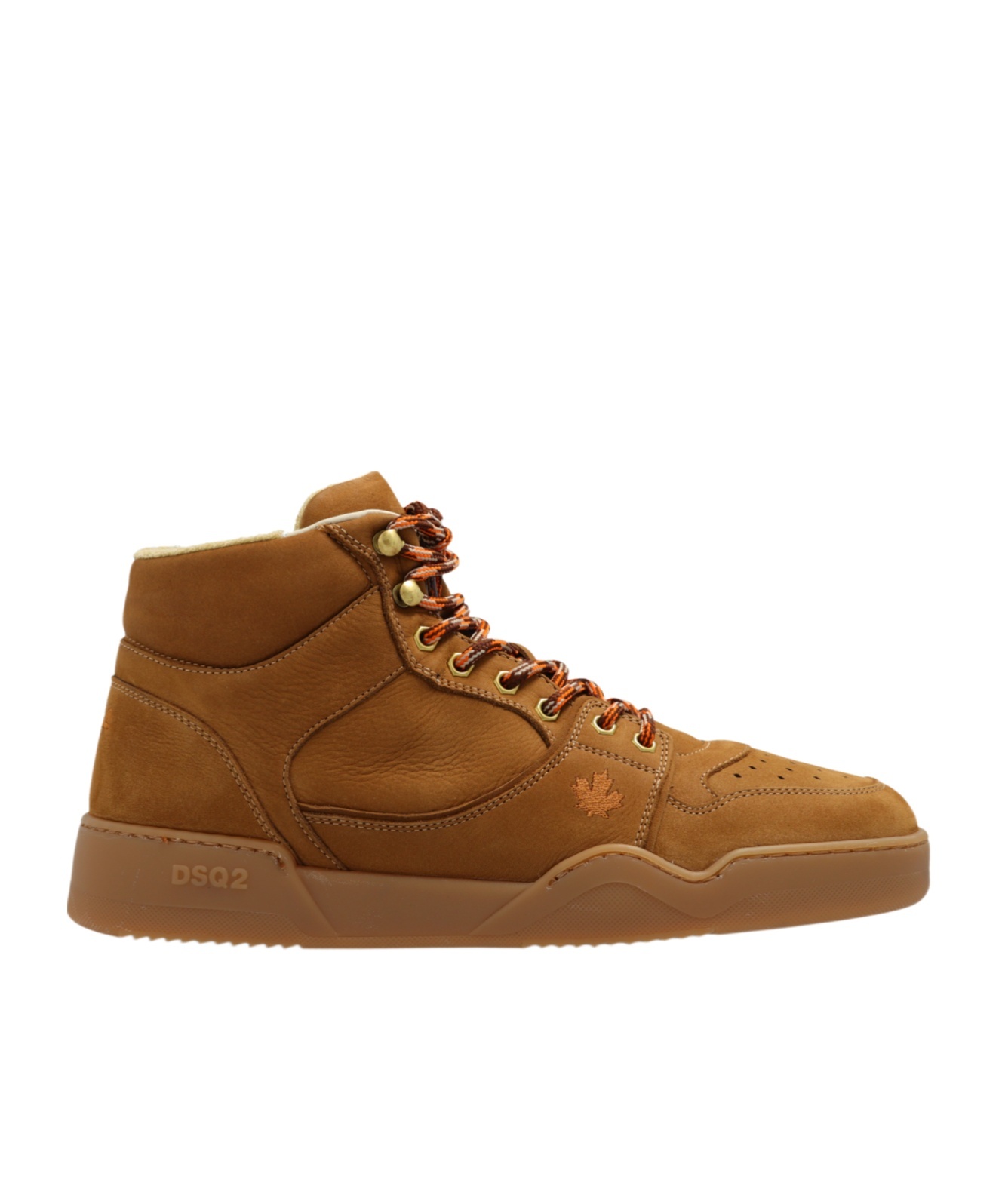 Dsquared2 Lace-up High-top Casual Shoes In Brown