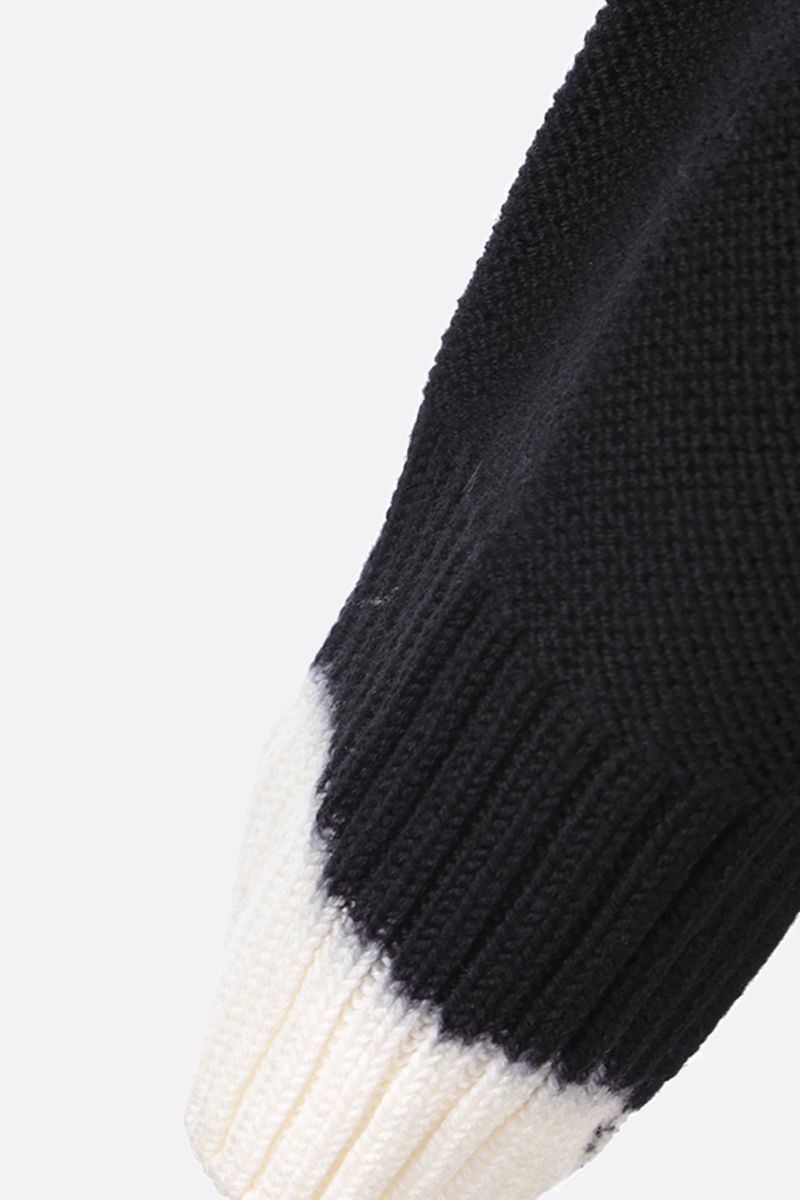 Off-white Woman Sweater Black Size 6 Wool In Black