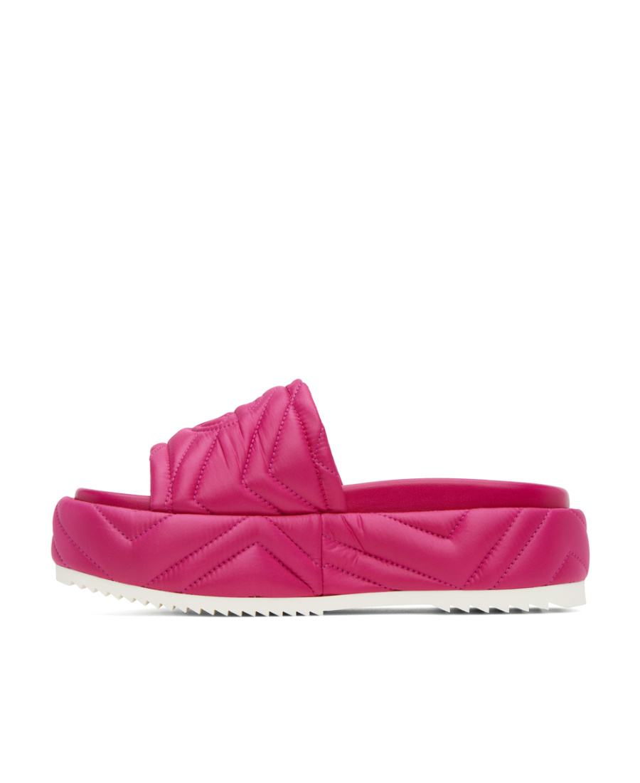 Gucci Thick-soled Slippers In Pink