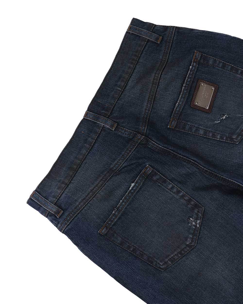 Dolce & Gabbana Straight-leg Jeans In Black