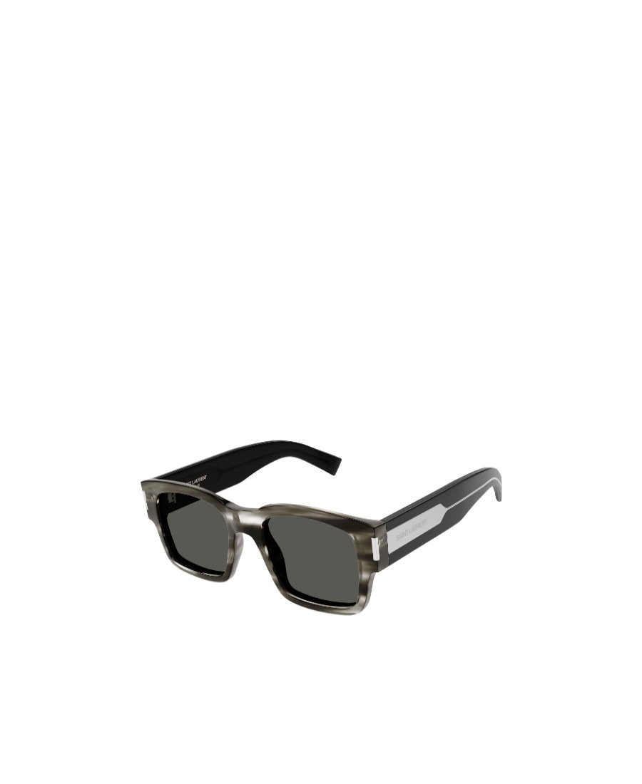 Saint Laurent Sl 617 Square-frame Sunglasses In Black