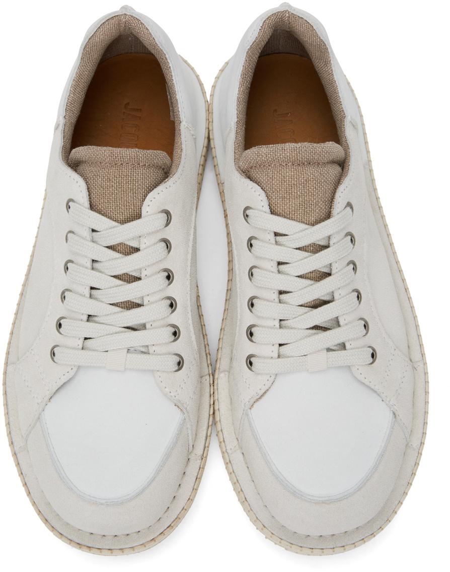 Jacquemus Les Chaussures Low-top Sneakers In White