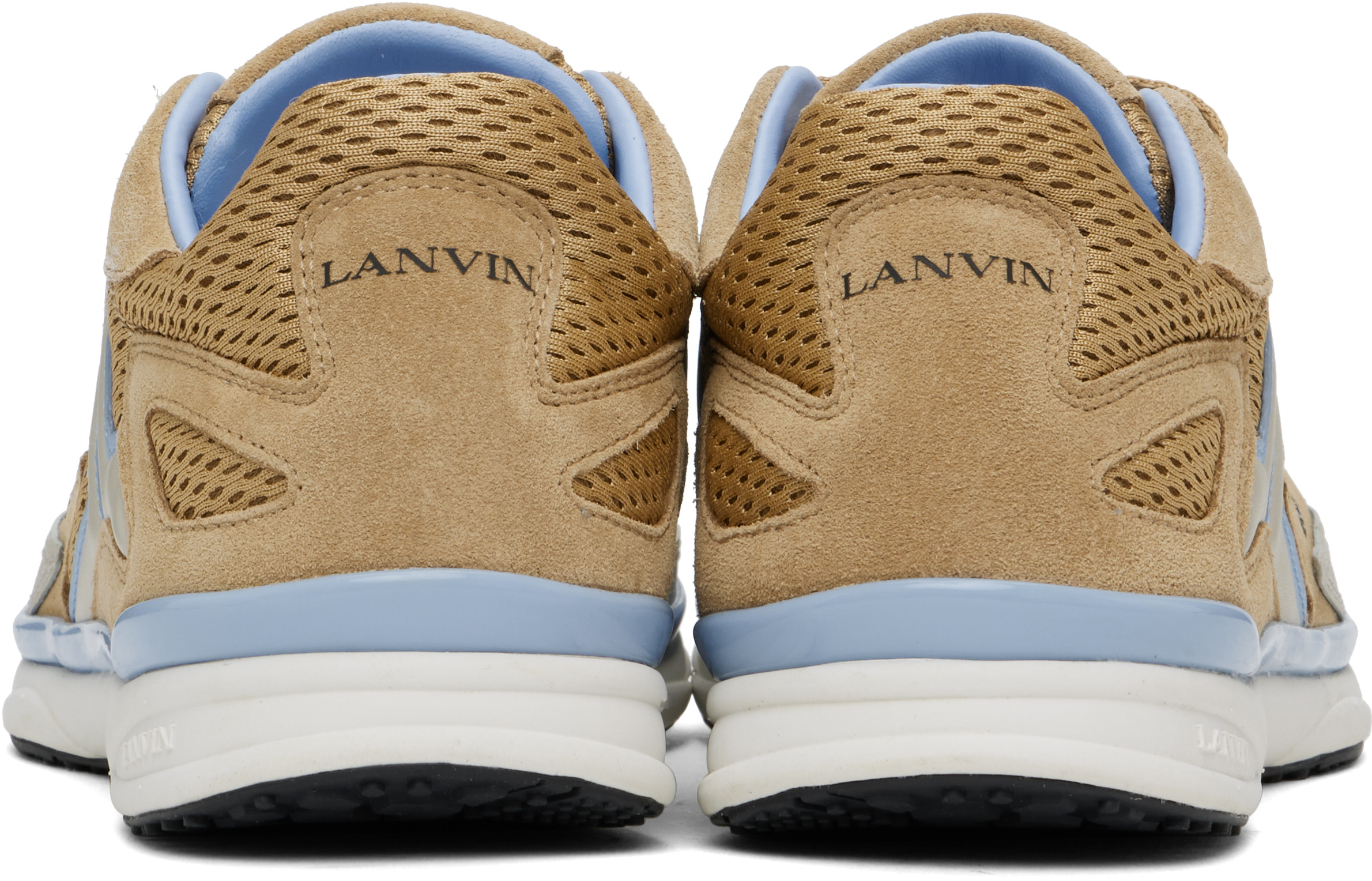 Lanvin Meteor Runner Sneakers In Brown