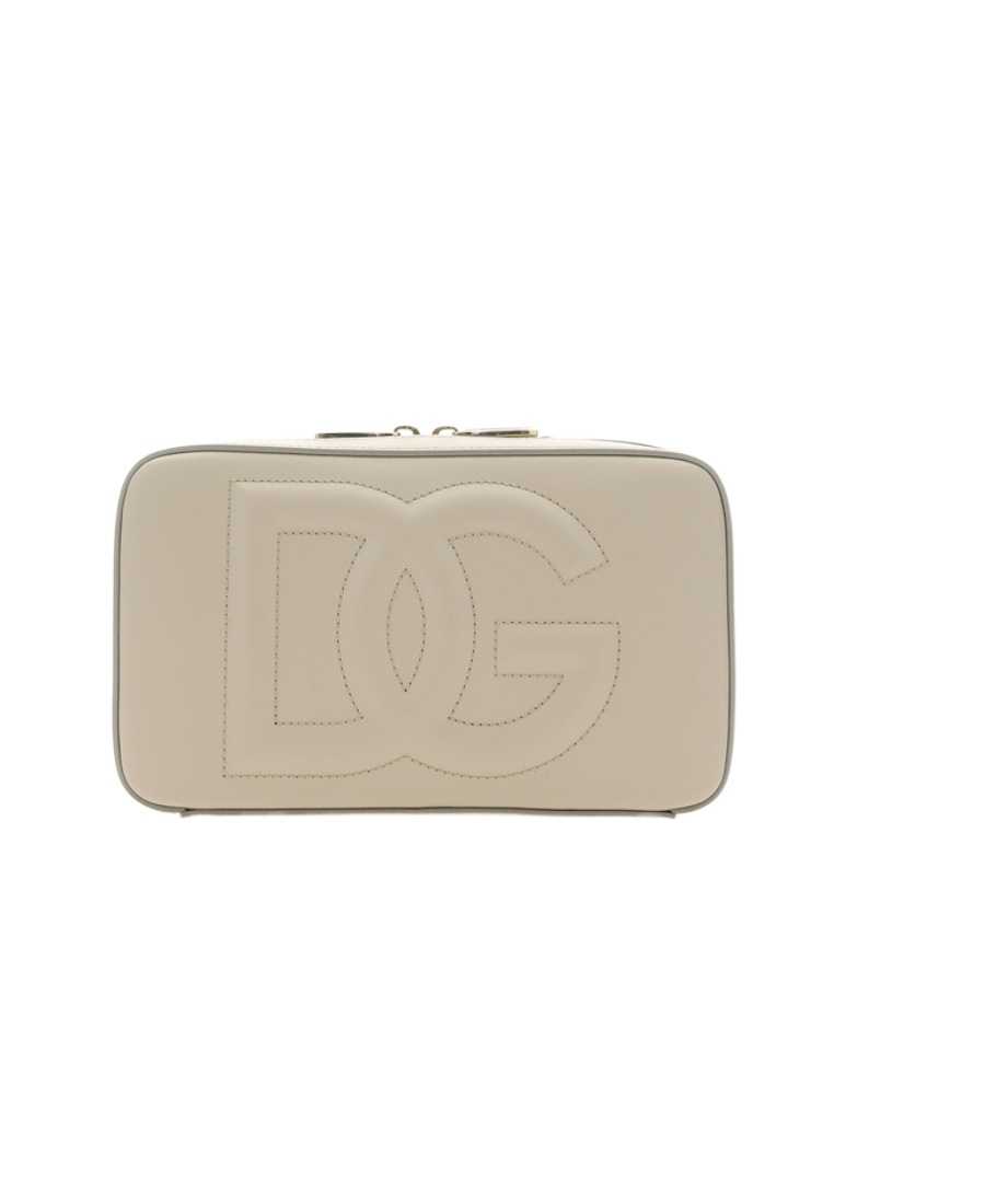 Dolce & Gabbana Borsaspalla-tracolla Vitello L Avorio In Nude
