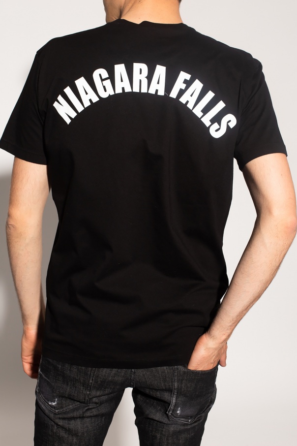 Dsquared2 Logo-print T-shirt In Black