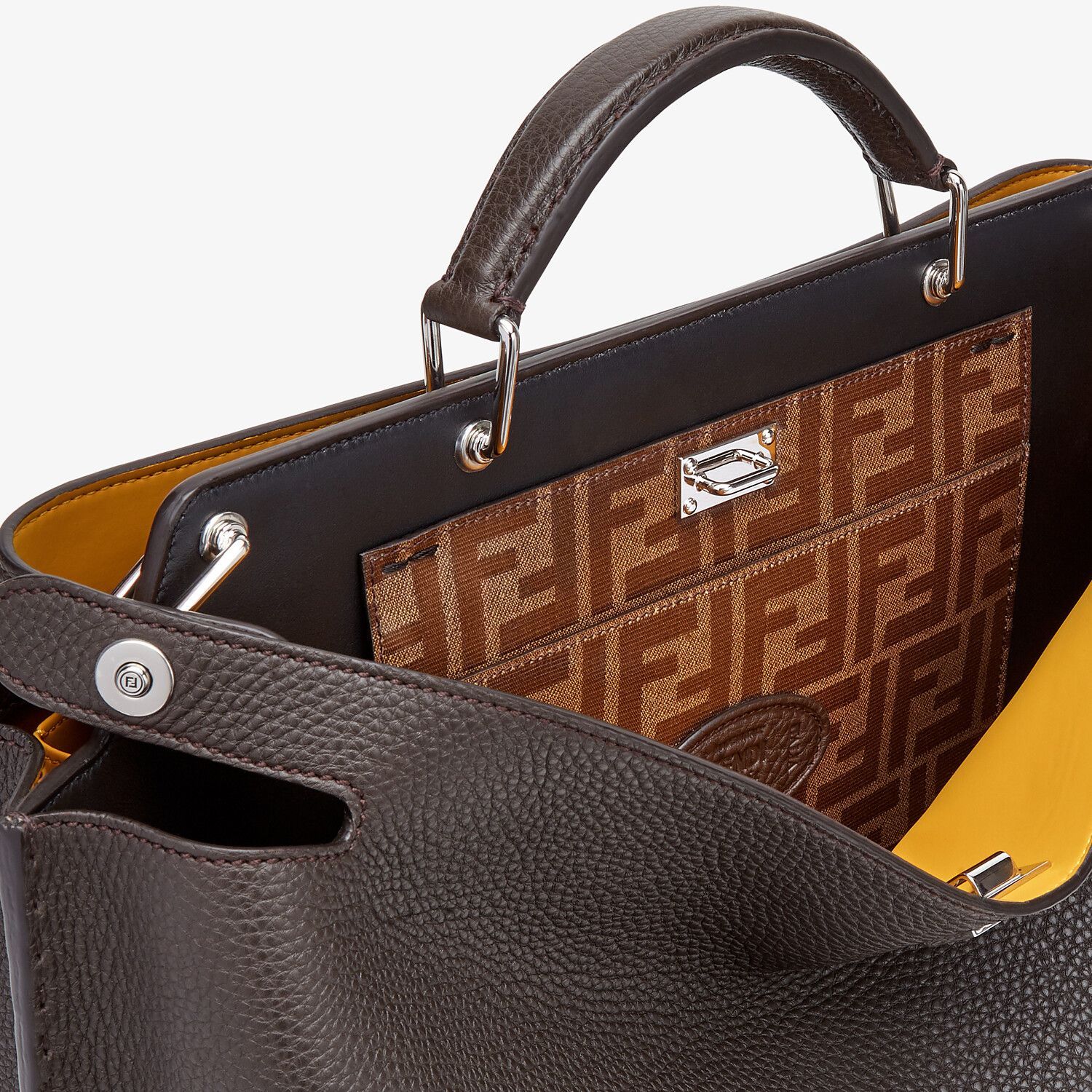 Fendi Medium Tote Bag In Black
