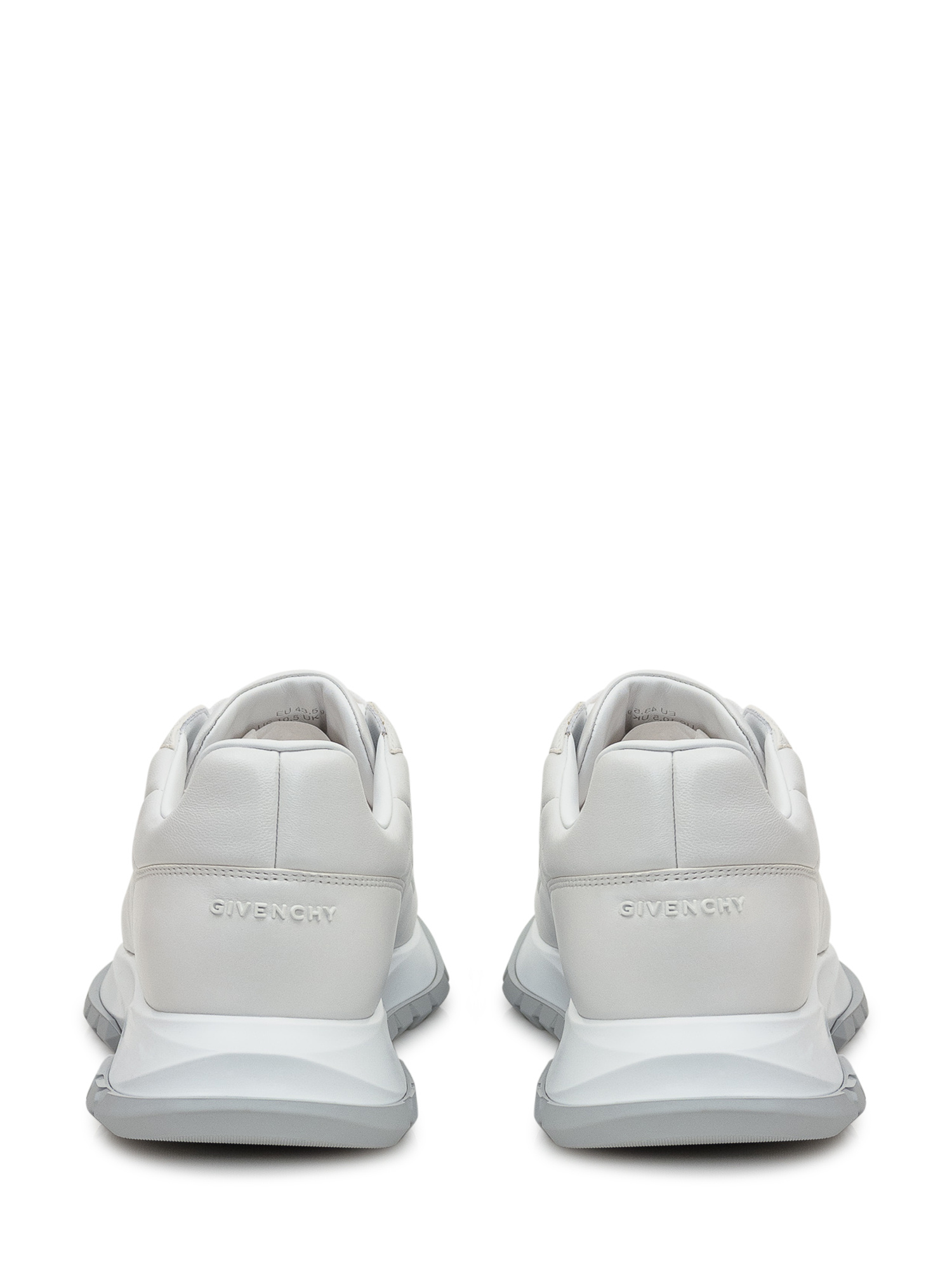 Givenchy Trainers Sneakers In Shiny Padded Leather In White