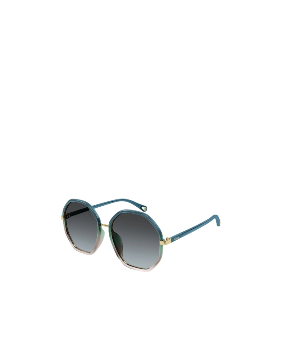 Chloé Franky Oversized Sunglasses In Gray