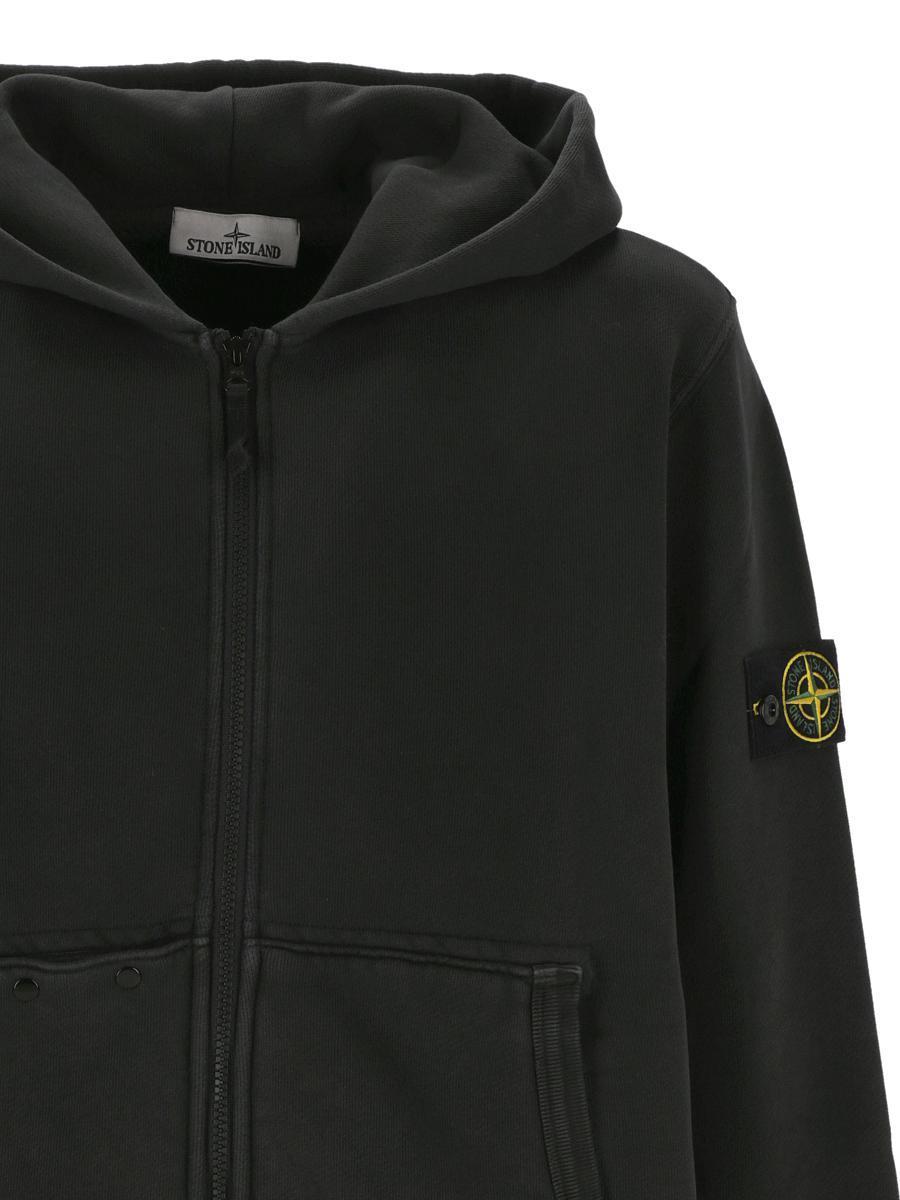 Stone Island Sweaters In Black