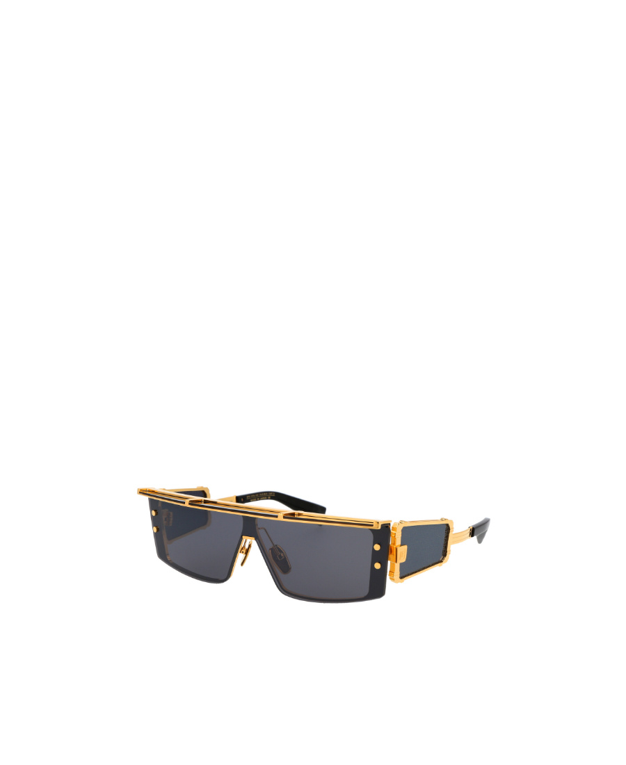 Balmain Wonder Boy Iii Shield Frame Sunglasses In Gray