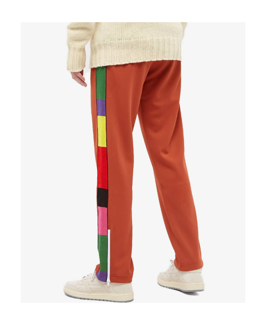 Palm Angels X Missoni Colour Block Stripe Track Pants In Brown