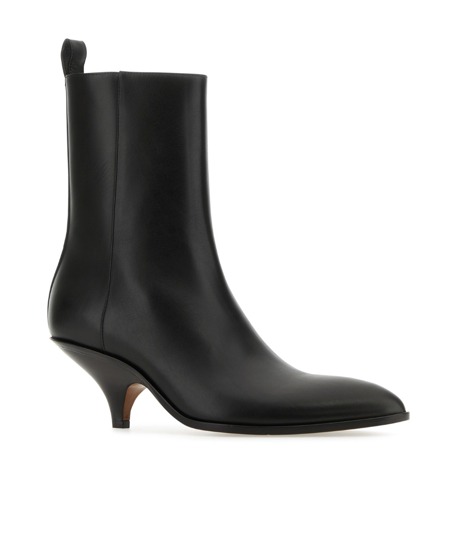 Bally 65mm Pointed-tip Leather Boots In Black
