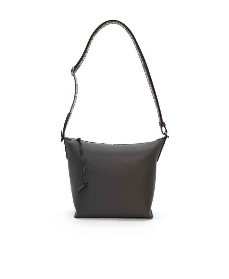 Loewe Cubi Zipped Small Crossbody Bag In Gray