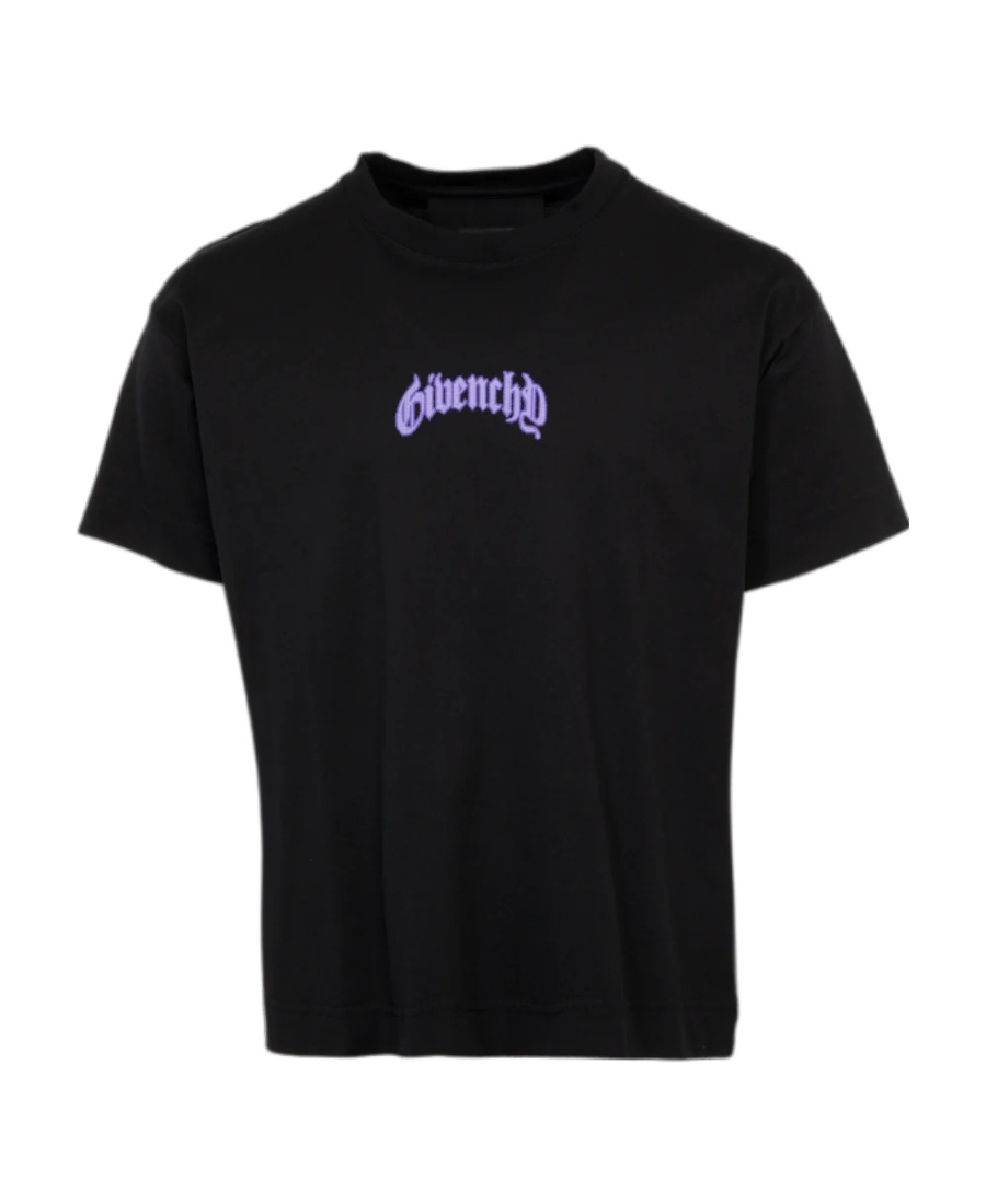 Givenchy Lightning-print T-shirt In Black