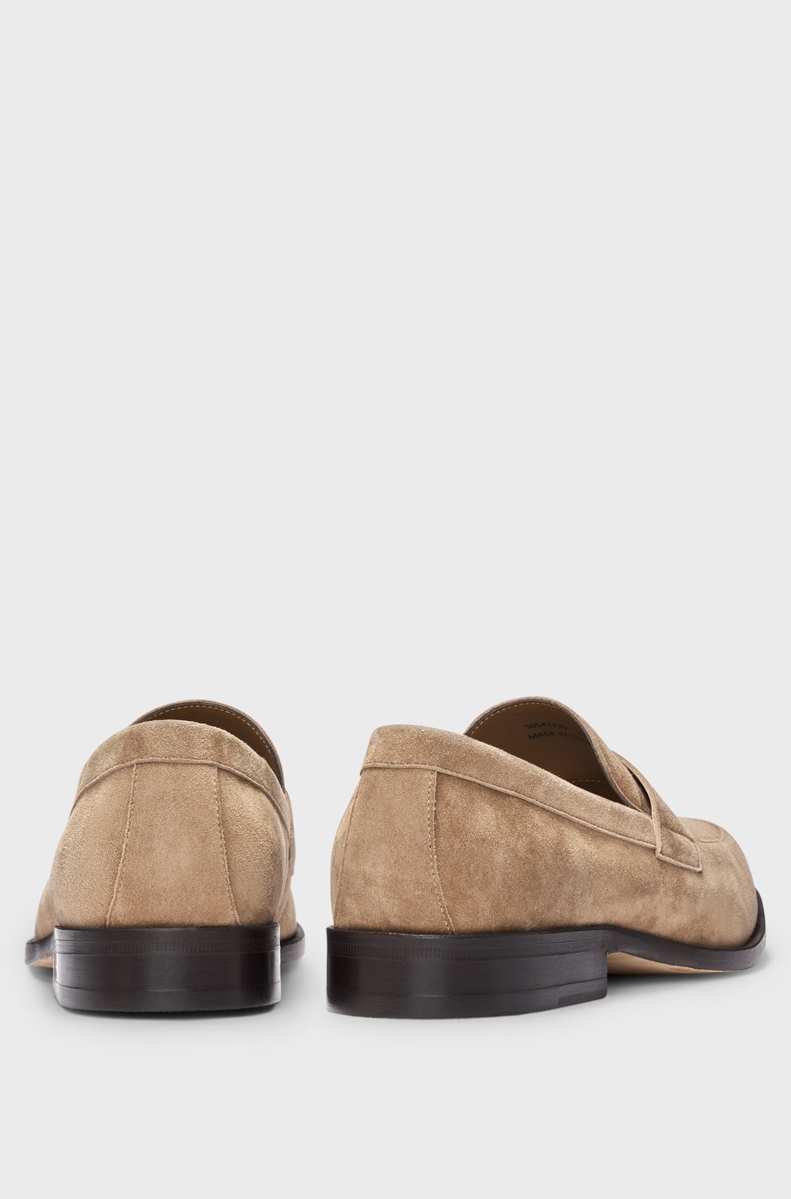 Hugo Boss Penny-slot Suede Loafers