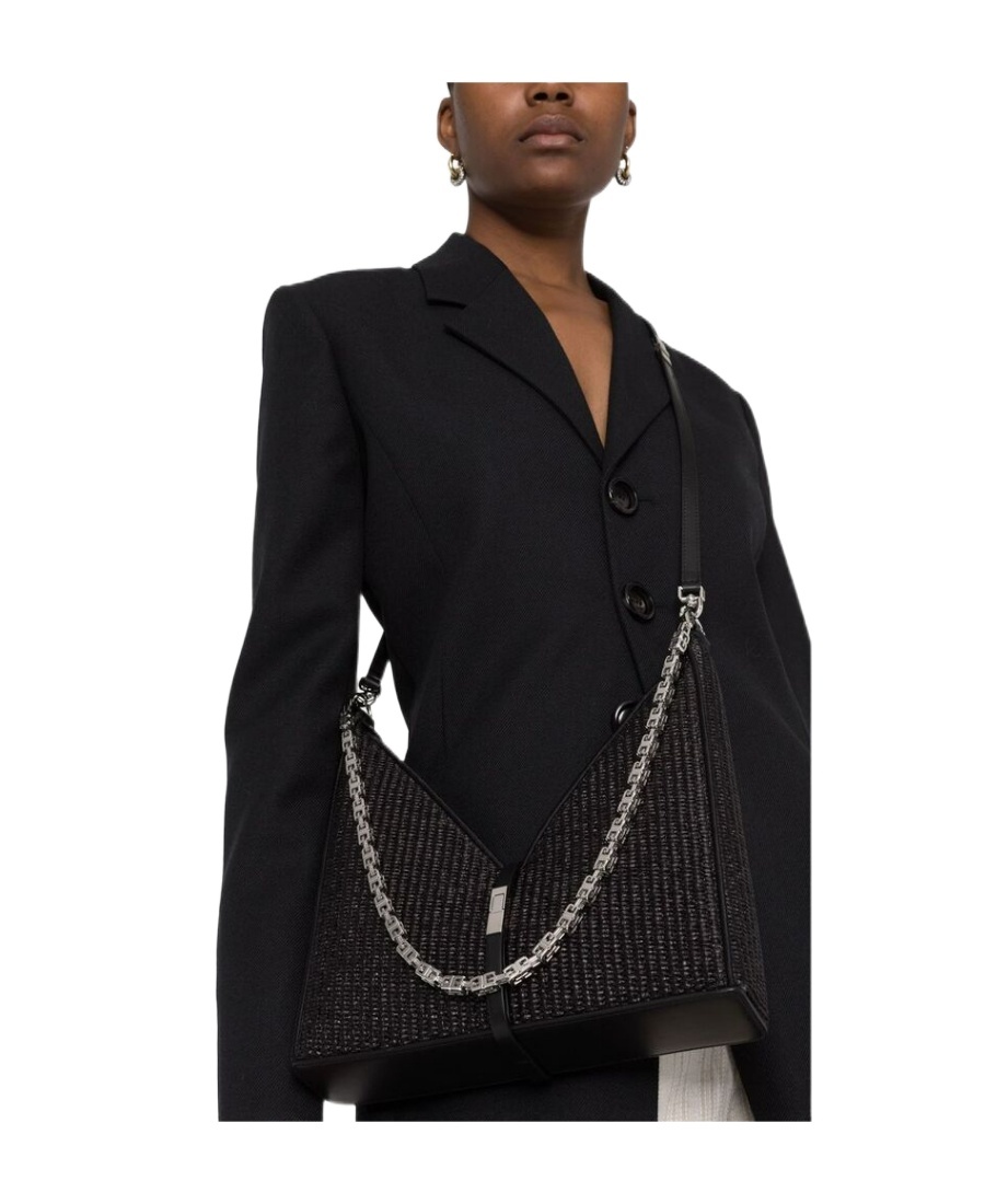 Givenchy Logo Shoulder Bag In Black
