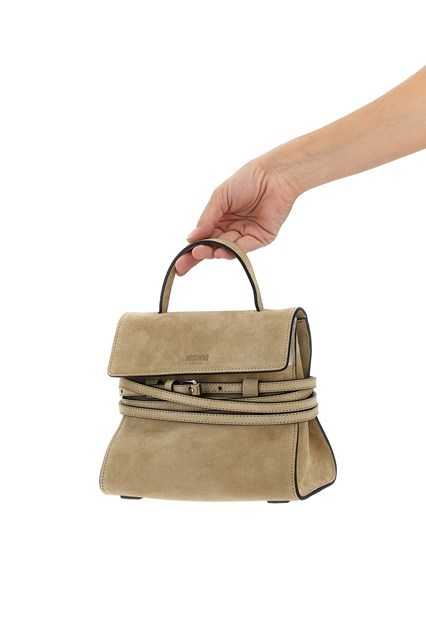 Moschino Small Handbag In Brown