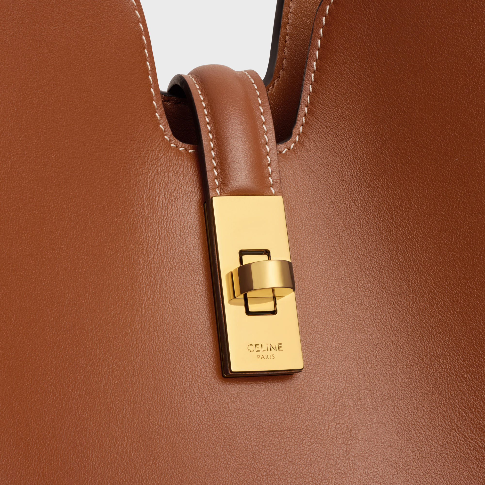 Celine Camille 16 Medium Soft Bag In Smooth Calfskin In Brown