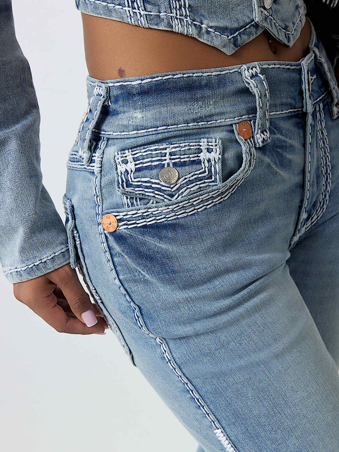 TRUE RELIGION RICKI SUPER QT RELAXED JEAN 