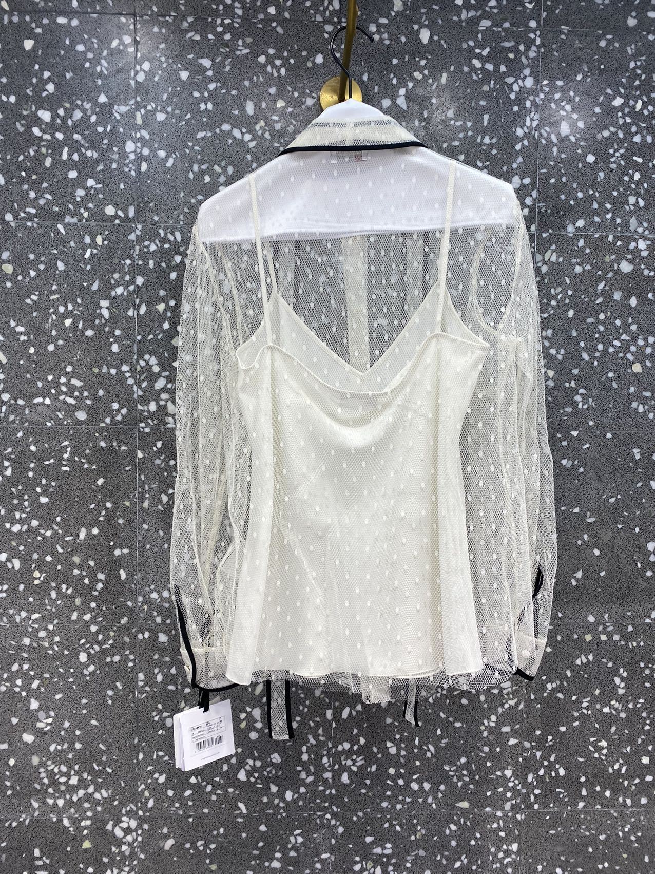 Red Valentino Bow Shirt In White