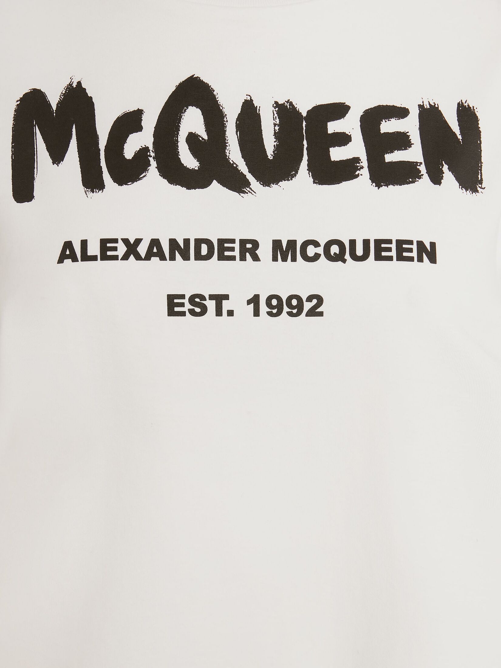 Alexander Mcqueen White Cotton Tops & T-shirt In White