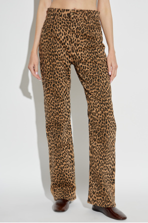 Zadig & Voltaire Leopard Print Casual Pants In Animal Print
