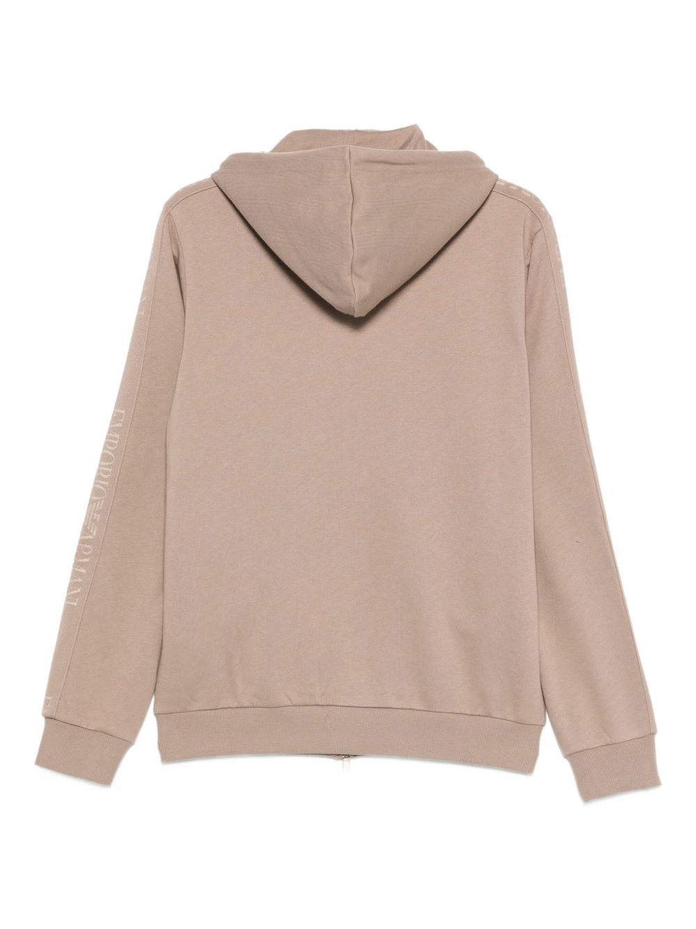 Emporio Armani Cotton Blend Loungewear Hoodie In Pink