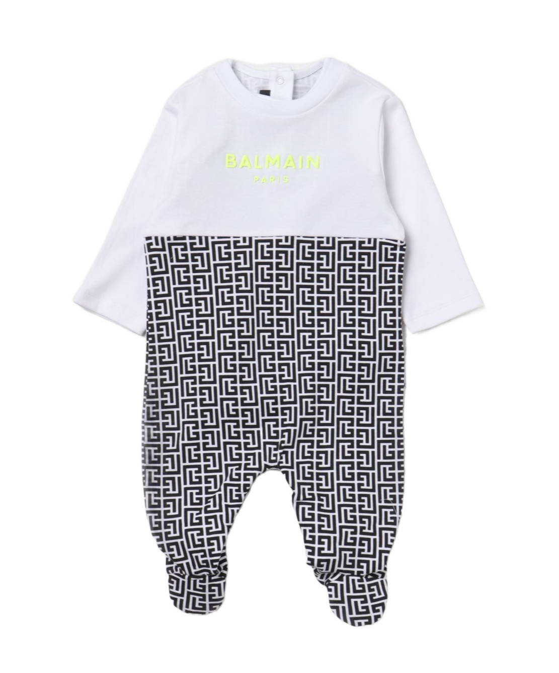 Balmain Two Pieces Of Logo Jumpsuit In White