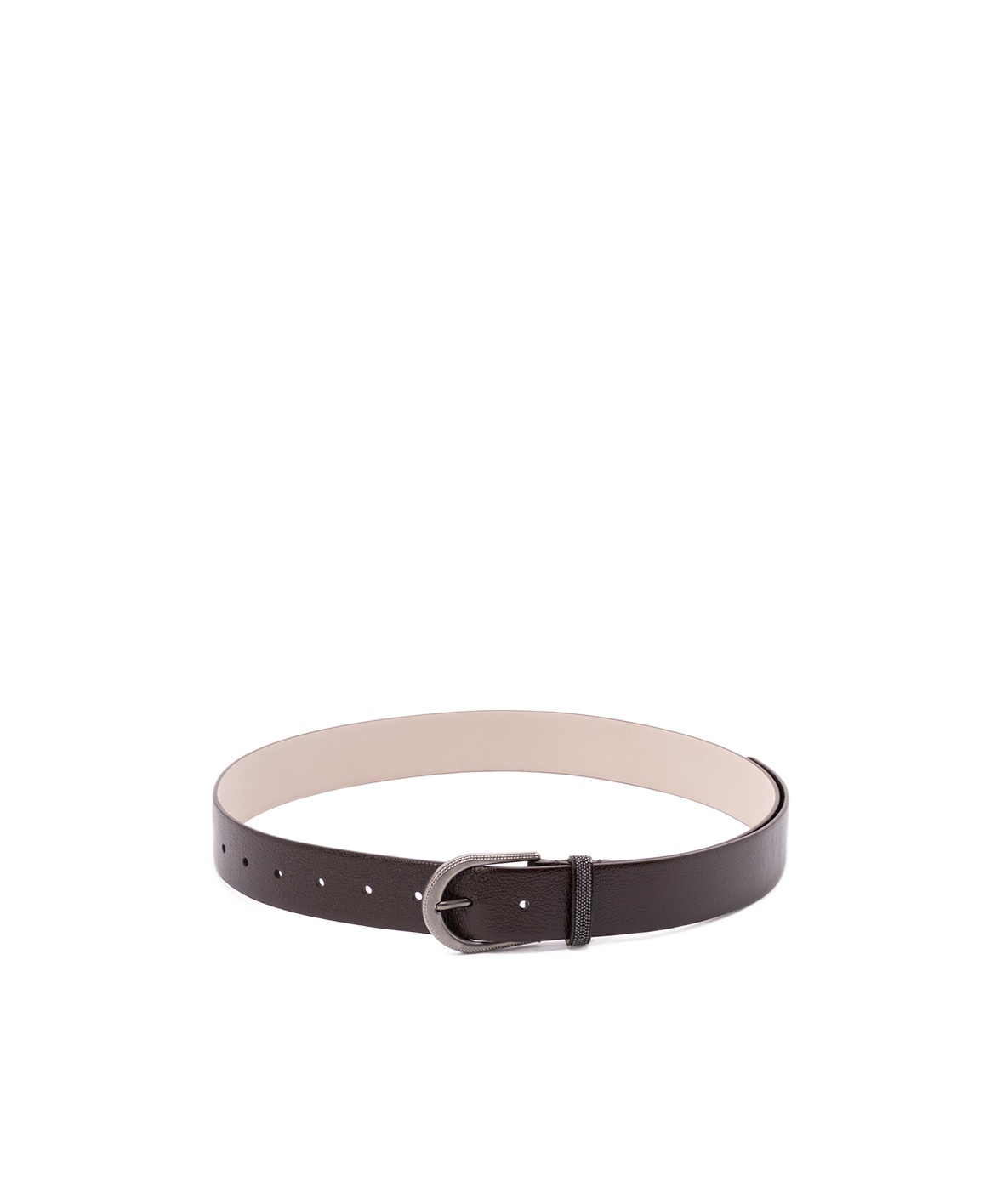 Brunello Cucinelli Crystal-embellishment Belt In Brown