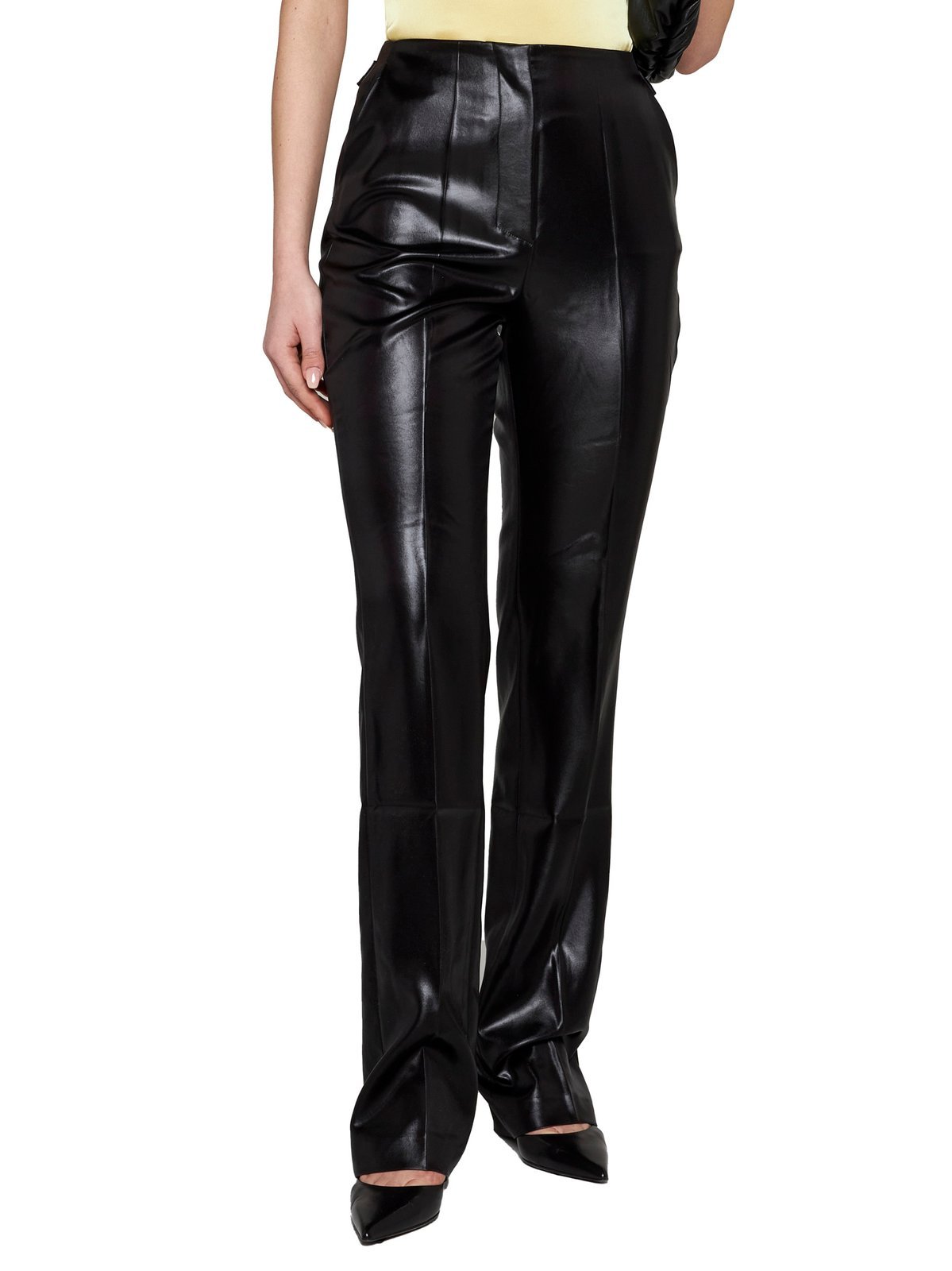 Nanushka Adjustable Slim-fit Trousers In Black