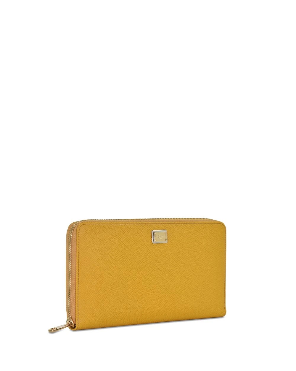 Dolce & Gabbana Logo Details Wallet In Orange