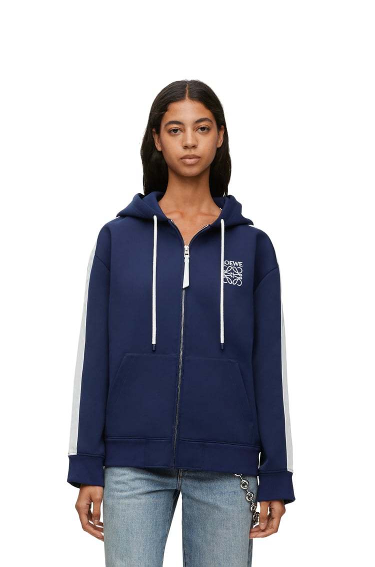 Loewe Hooded Tracksuit Jacket In Technical Jersey