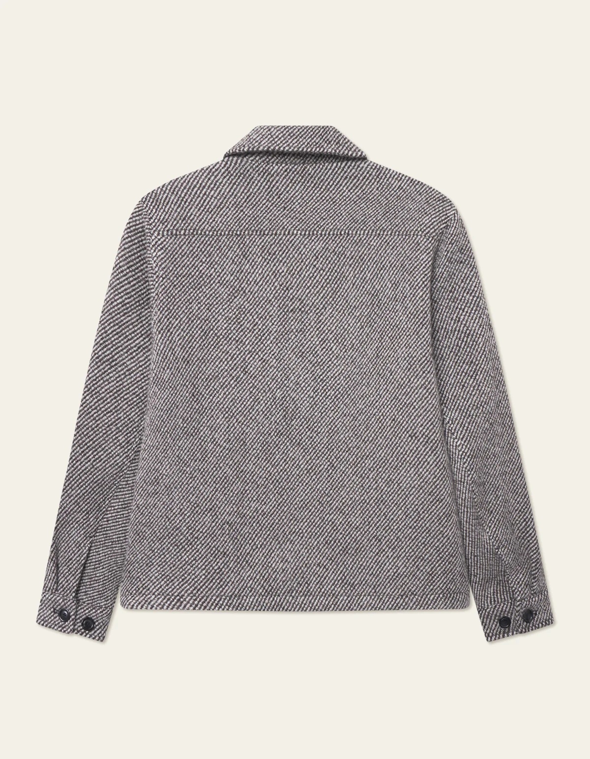 Les Deux Marseille Twill Wool Jacket In Neutral