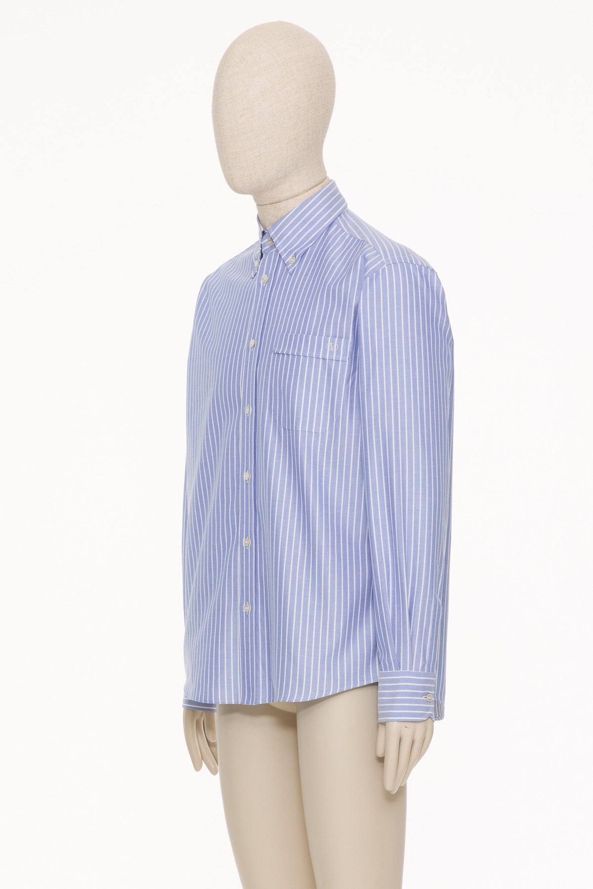 VALENTINO VALENTINO PINSTRIPED LONG-SLEEVED SHIRT