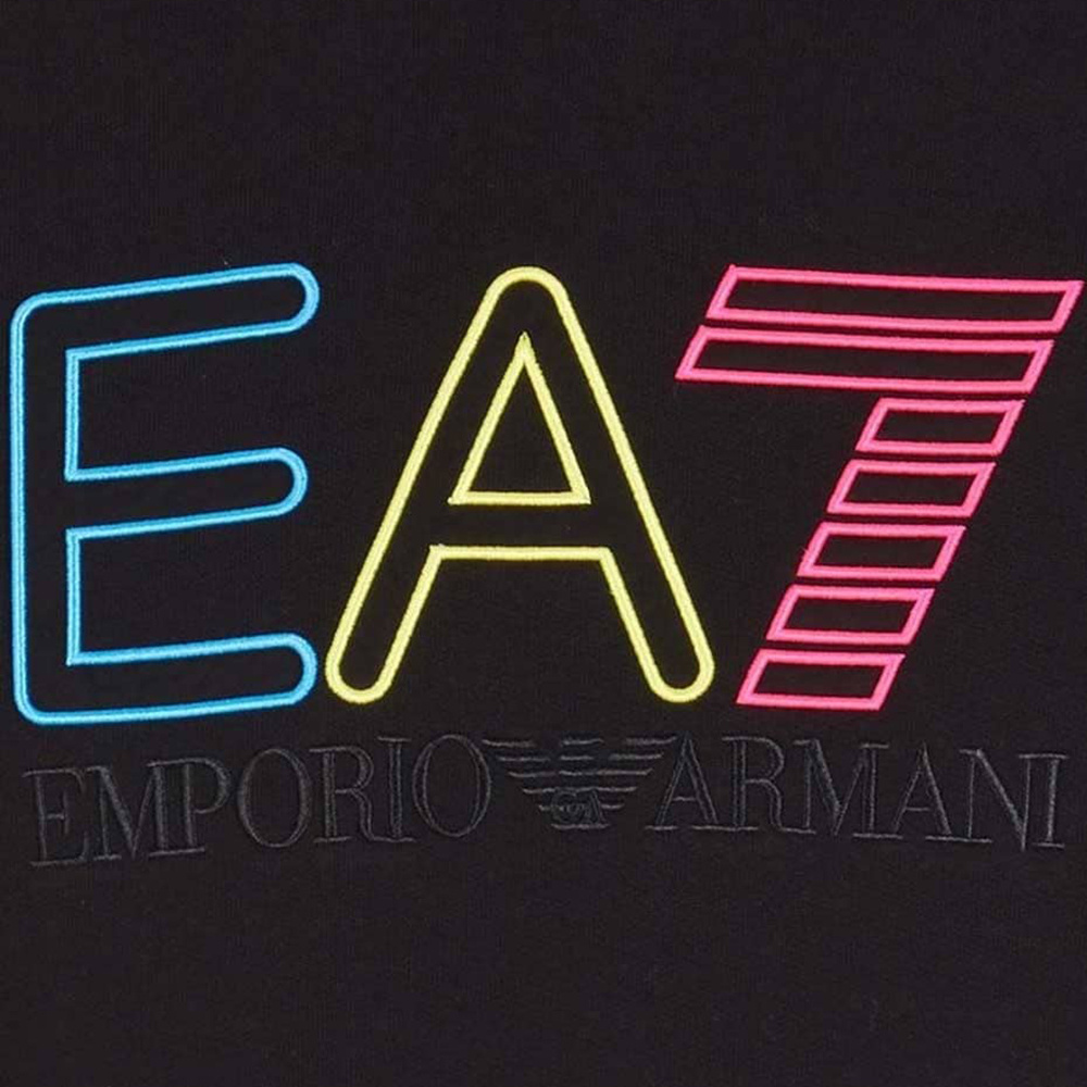 Ea7 Identify Hooded Sweaters In Black