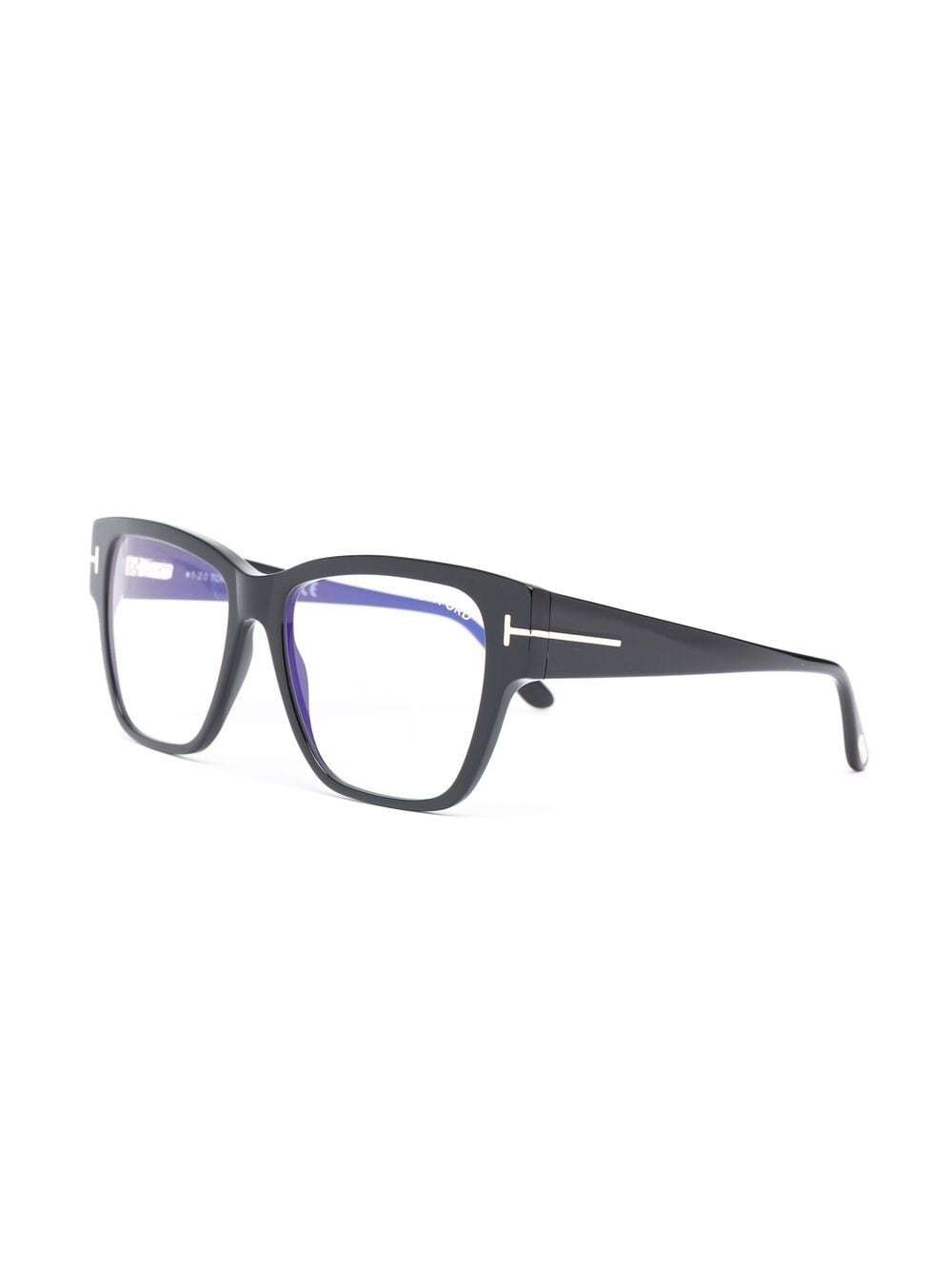 Tom Ford Ft5745b Square-frame Glasses In Blue