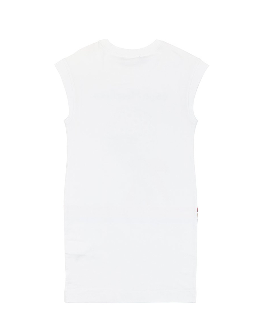 Moschino Printed T-shirt Dress In White
