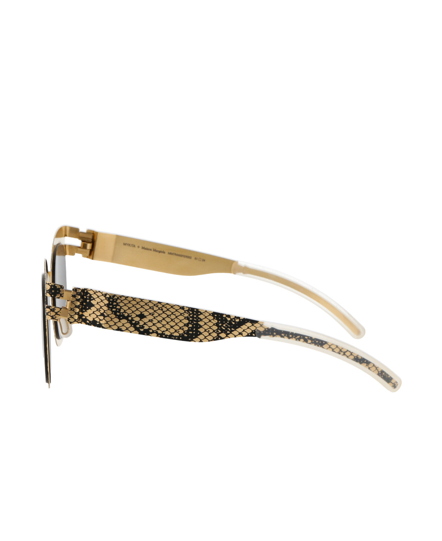 Mykita Square Frame Printed Sunglasses In Gray