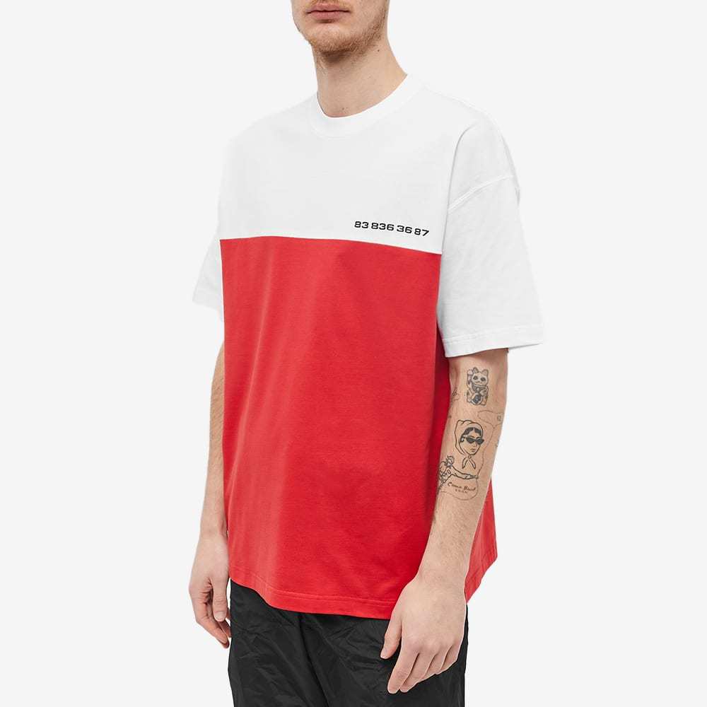 VTMNTS NUMBERING COLOR MATCHING T-SHIRT