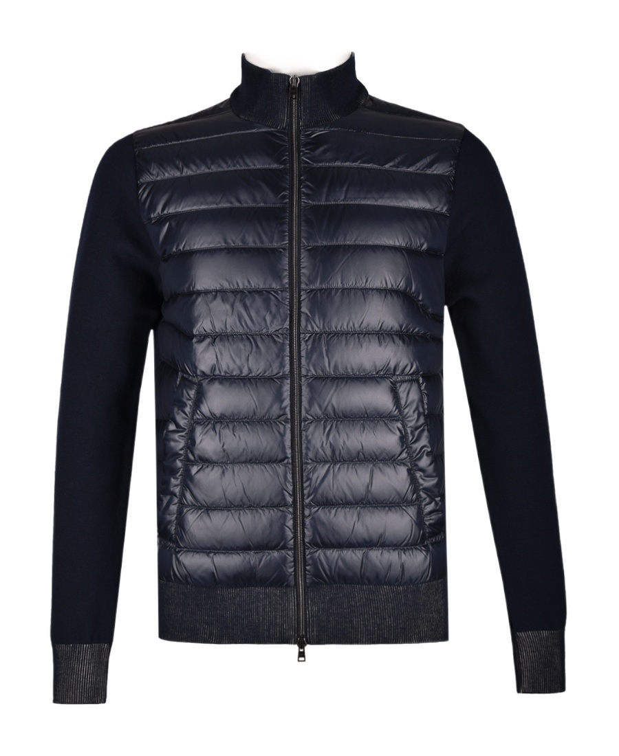 Herno Down-padded Bomber Jacket In Black