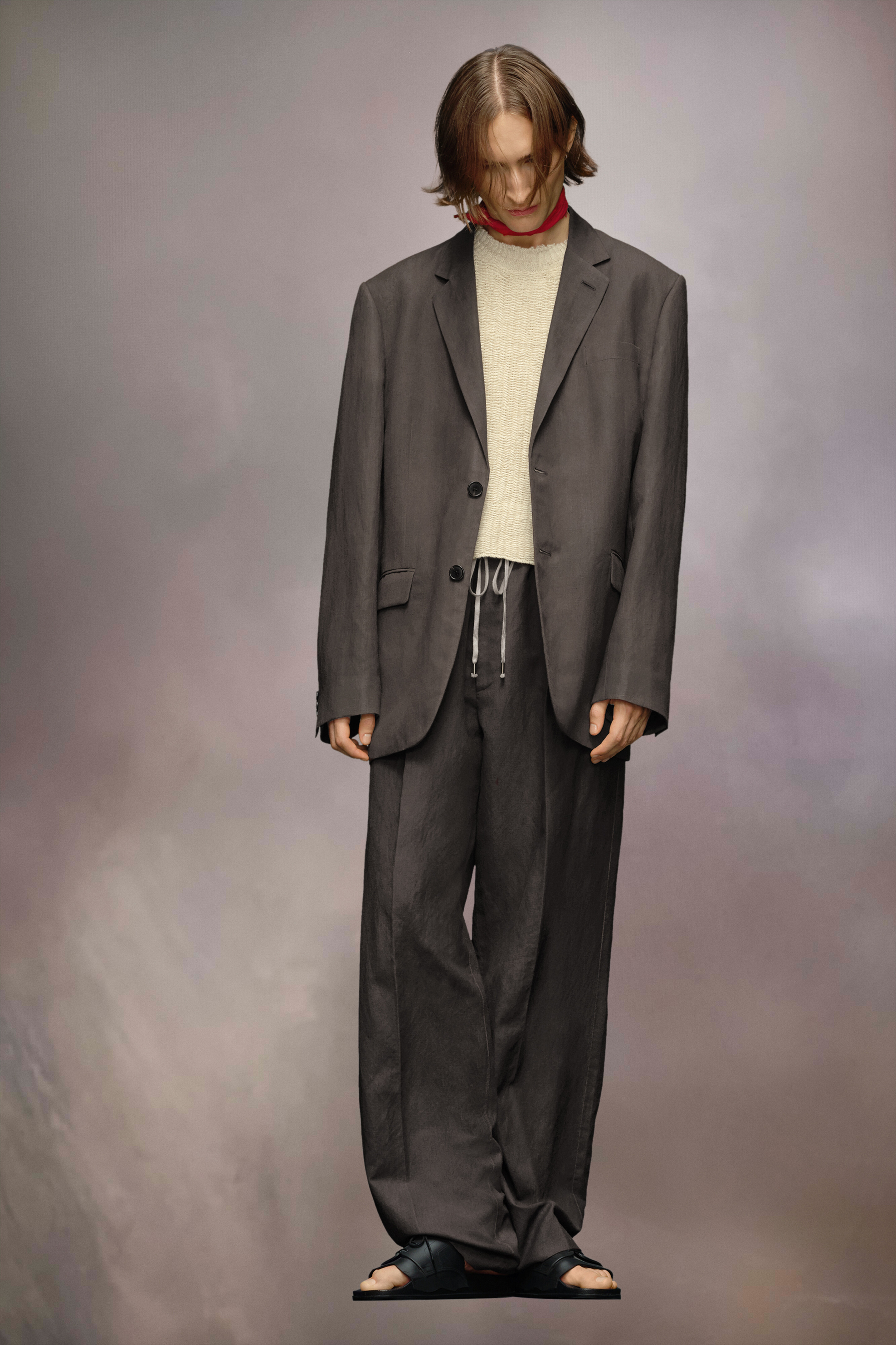 MAISON MARGIELA WOOL LINEN JACKET 