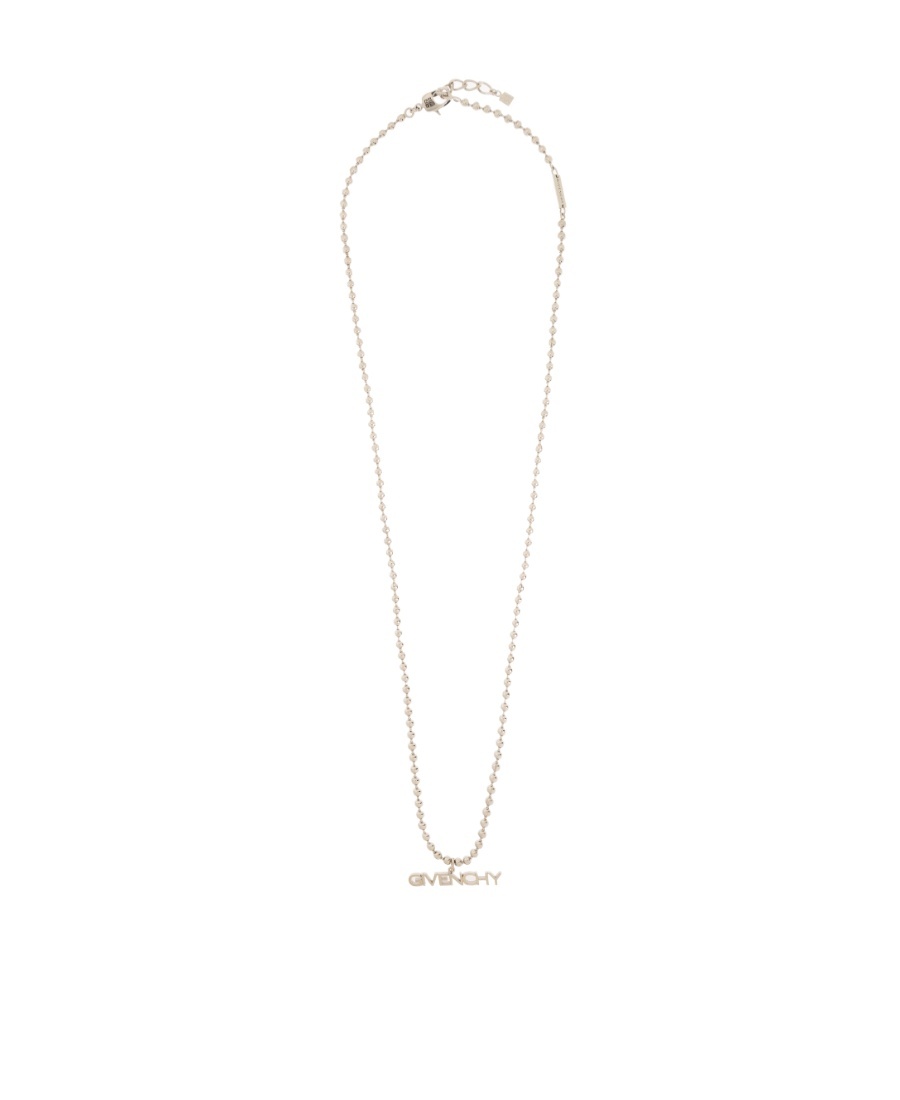 Givenchy Logo-pendant Necklace In Yellow