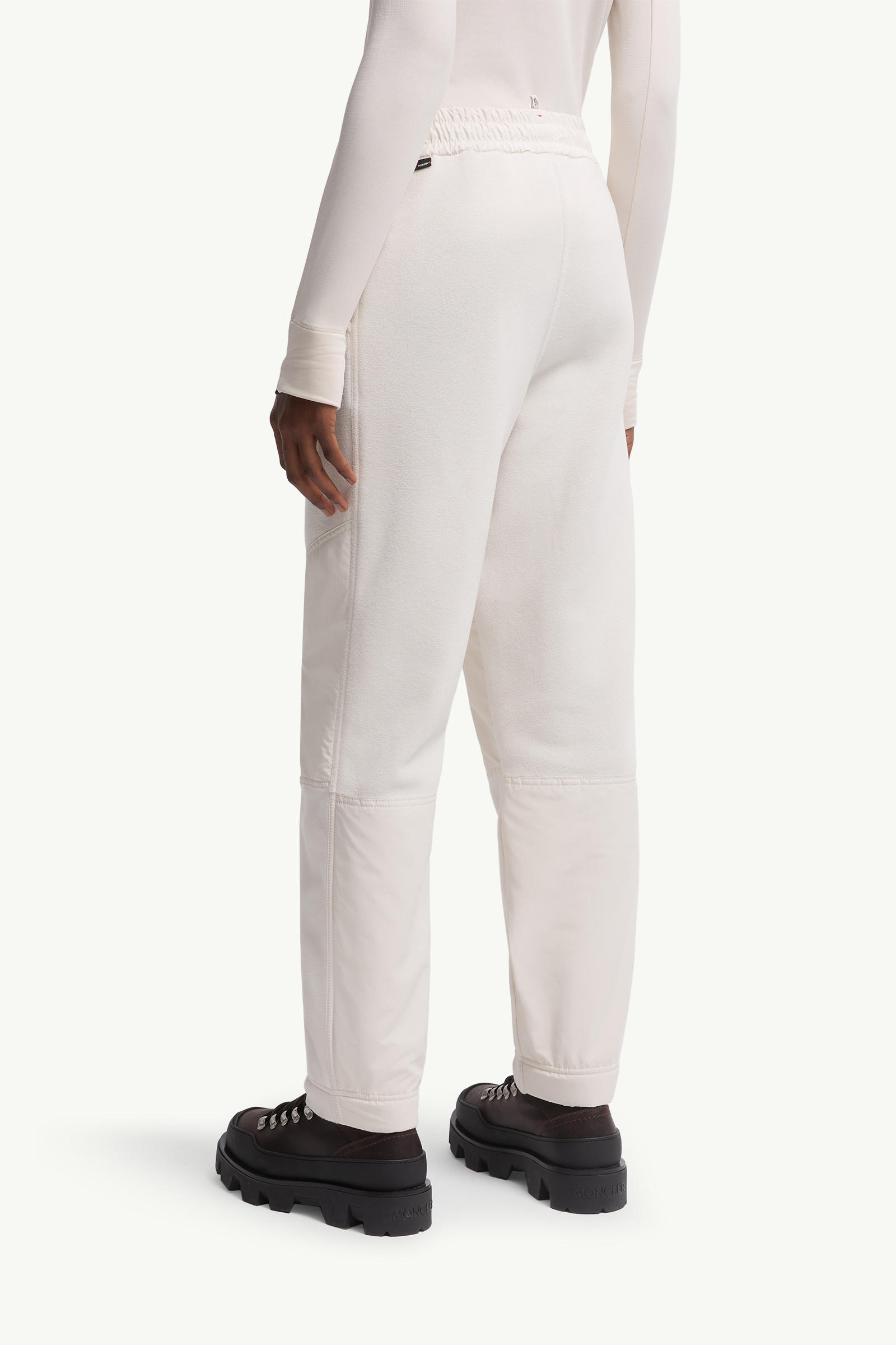 Moncler Grenoble Polartec Drawstring Track Pants In Neutral