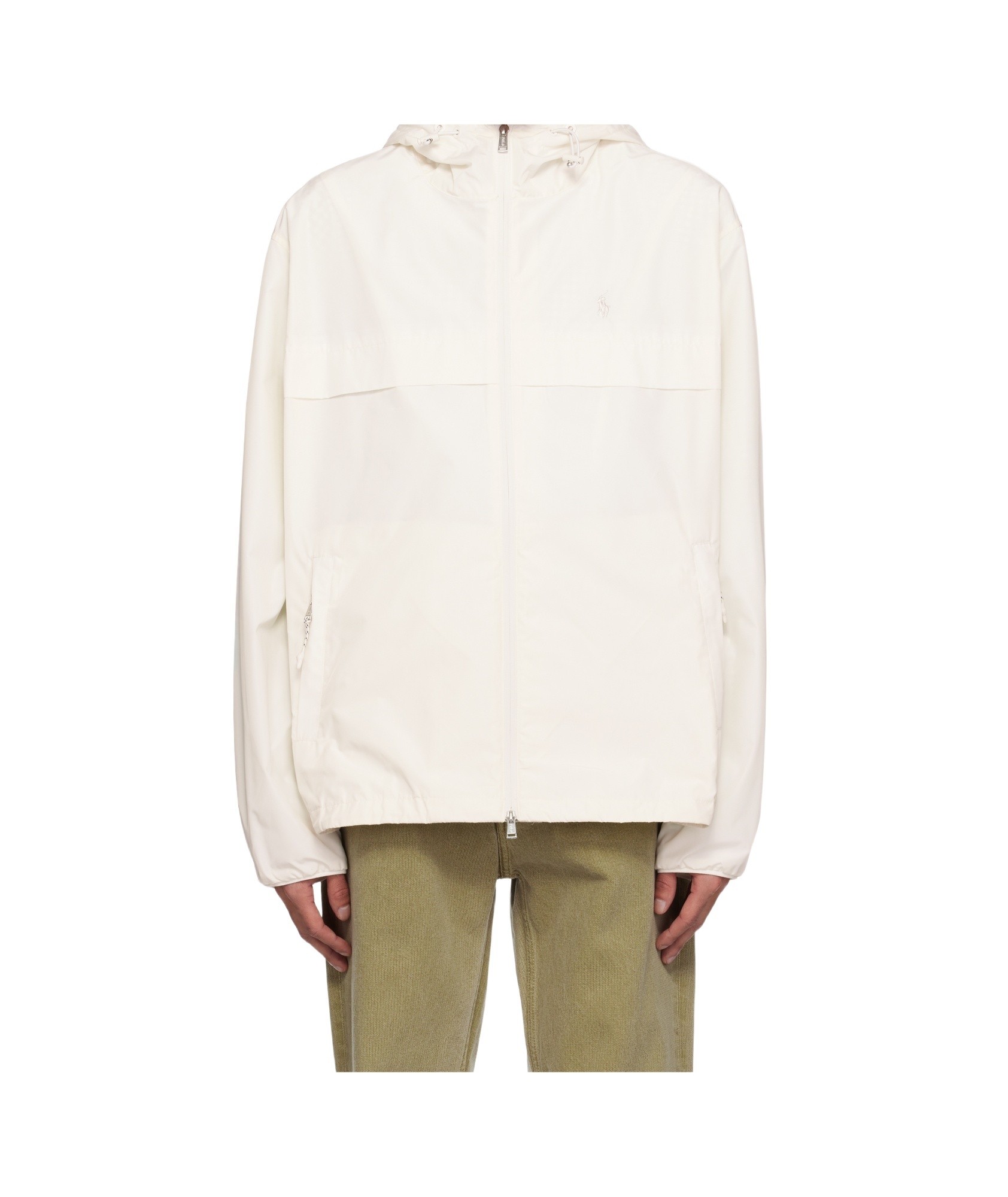 Polo Ralph Lauren White Eco Simplux Windbreaker Jacket In Deckwash White
